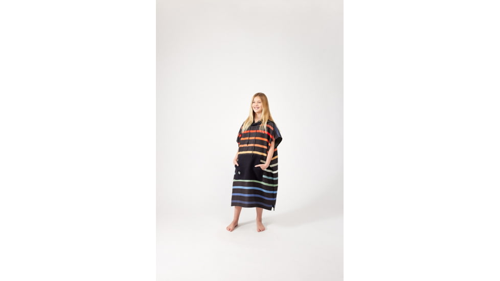 Nomadix Changing Poncho, Pinstripes Multi, Extra Small, GCP-STRP-110
