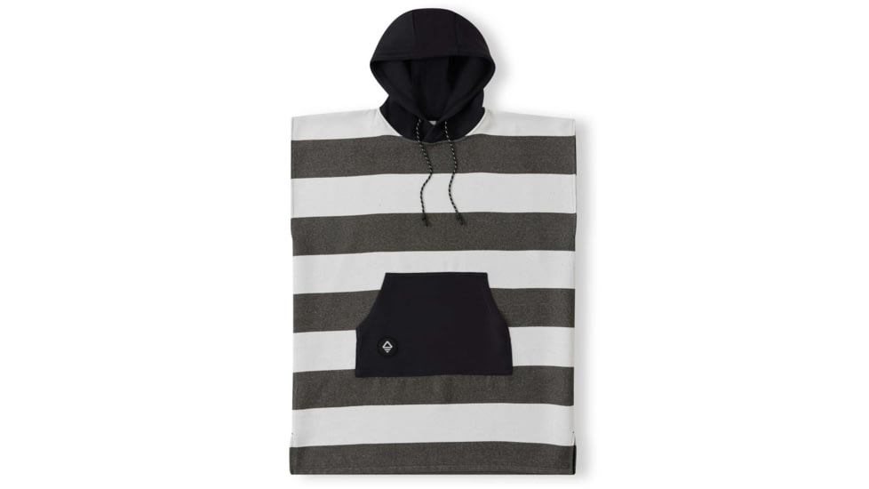 Nomadix Changing Poncho, Stripes Noll Black, Extra Small, GCP-STRP-101