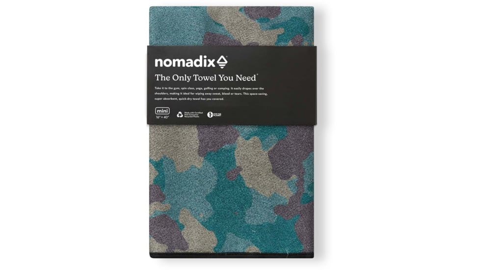 Nomadix Mini Towel, Camo Green, One Size, DA-CAMO-101