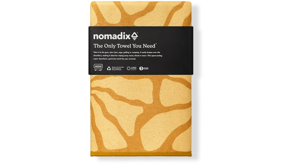 Nomadix Mini Towel, Lazy Daisy Gold, 16in x 40in, DA-LADA-101