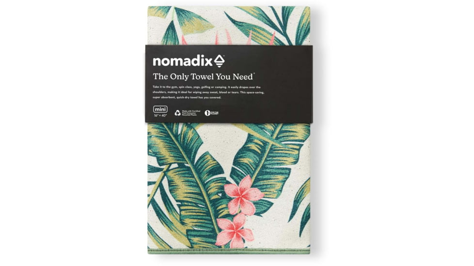 Nomadix Mini Towel, Palms Pink, One Size, DA-PLMS-101