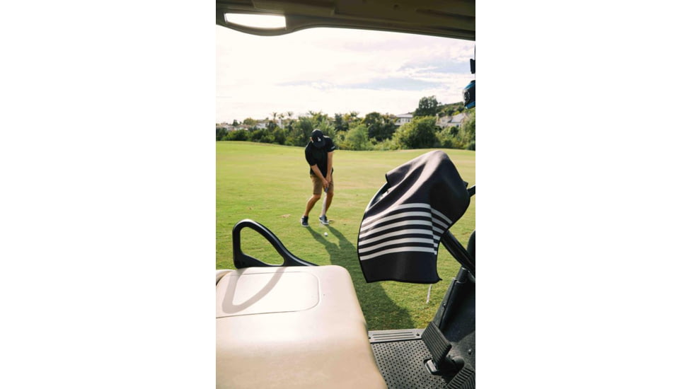 Nomadix Mini Towel, Poolside Black, One Size, DA-POOL-106