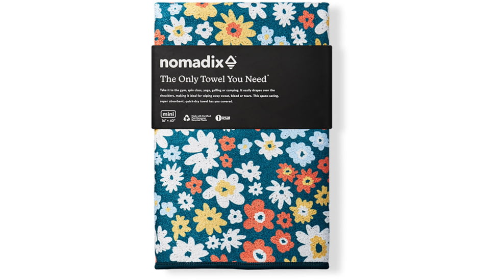 Nomadix Mini Towel, Spring Flowers, 16in x 40in, DA-SPRI-101