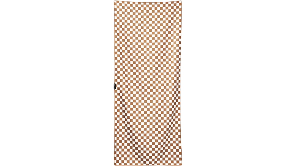 Nomadix Original Towel, Check Coconut, 30in x 72.5in, NM-CHEC-101
