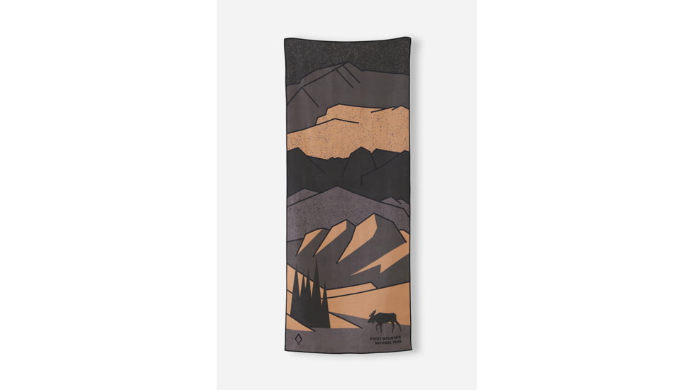 Nomadix Original Towel, National Parks - Rocky Mountain Night, One Size, NM-RKMT-101
