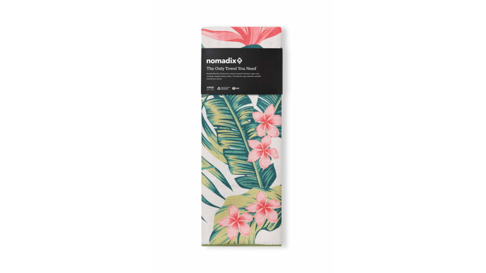 Nomadix Original Towel, Palms Pink, One Size, NM-PLMS-101
