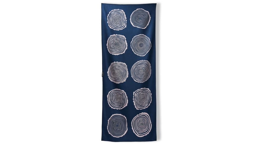 Nomadix Original Towel, Rings of Time Navy, One Size, NM-RING-101