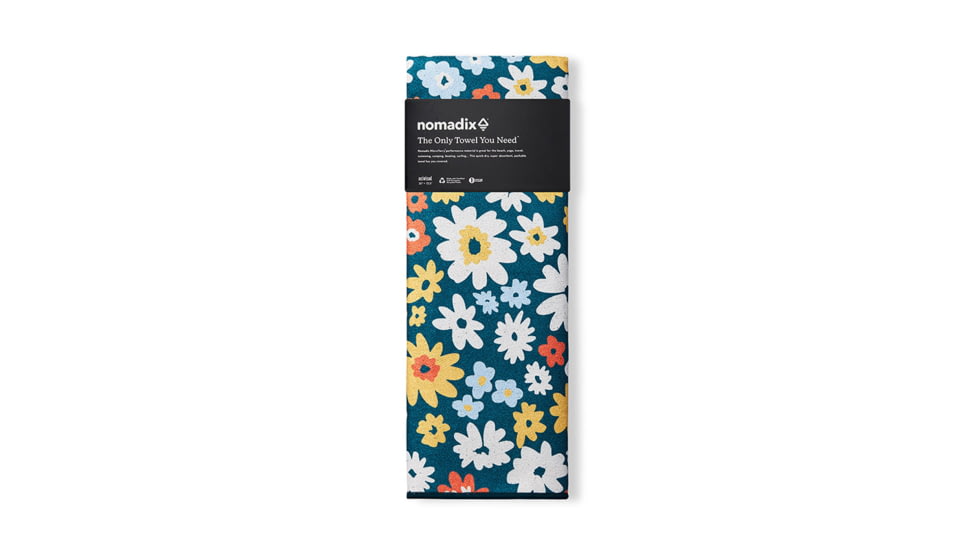 Nomadix Original Towel, Spring Flowers, 30in x 72.5in, NM-SPRI-101