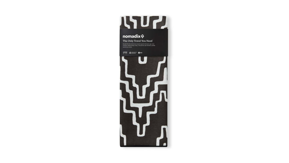 Nomadix Original Towel, Teton Black, One Size, NM-CORO-103