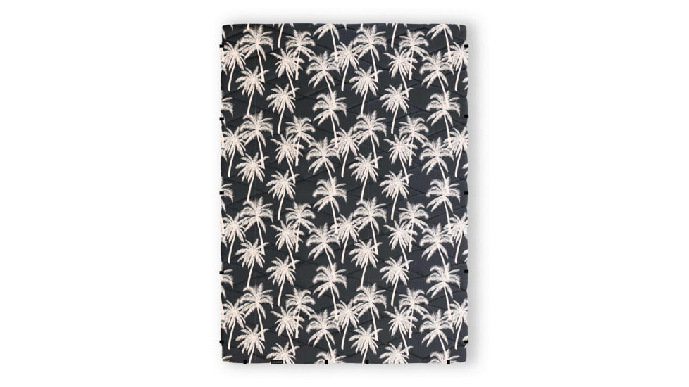 Nomadix Puffer Blanket, Bunch Palms Black, 55inx74in, PB-BUPA-101