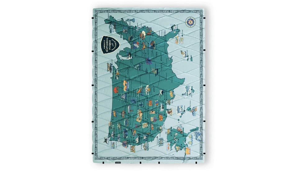 Nomadix Puffer Blanket, National Parks and Monuments, 55in x 74in, PB-NPMP-101
