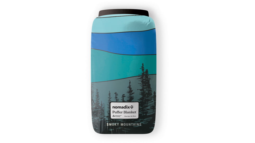 Nomadix Puffer Blanket, Smoky Mountain, 55in x 74in, PB-GRSM-101