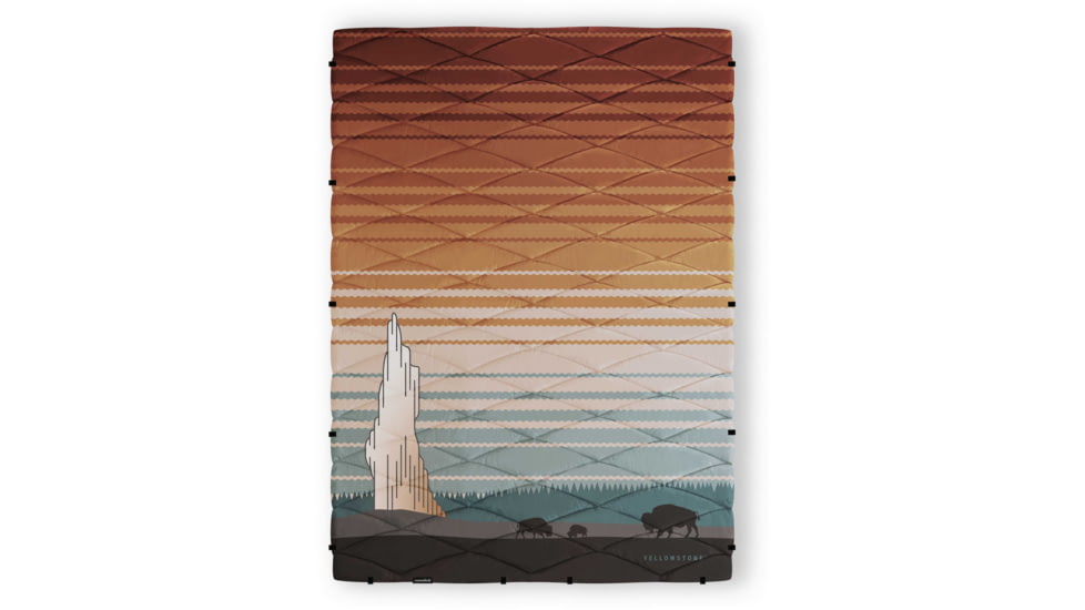 Nomadix Puffer Blanket, Yellowstone, 55in x 74in, PB-YELO-101