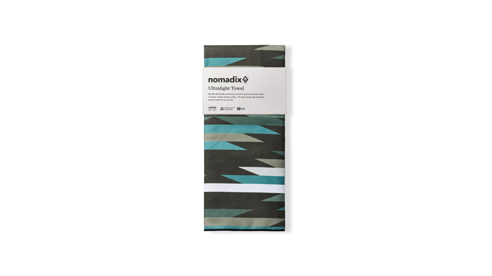 Nomadix Ultralight Towel, Jackson Green, One Size, PKXL-UNTA-008