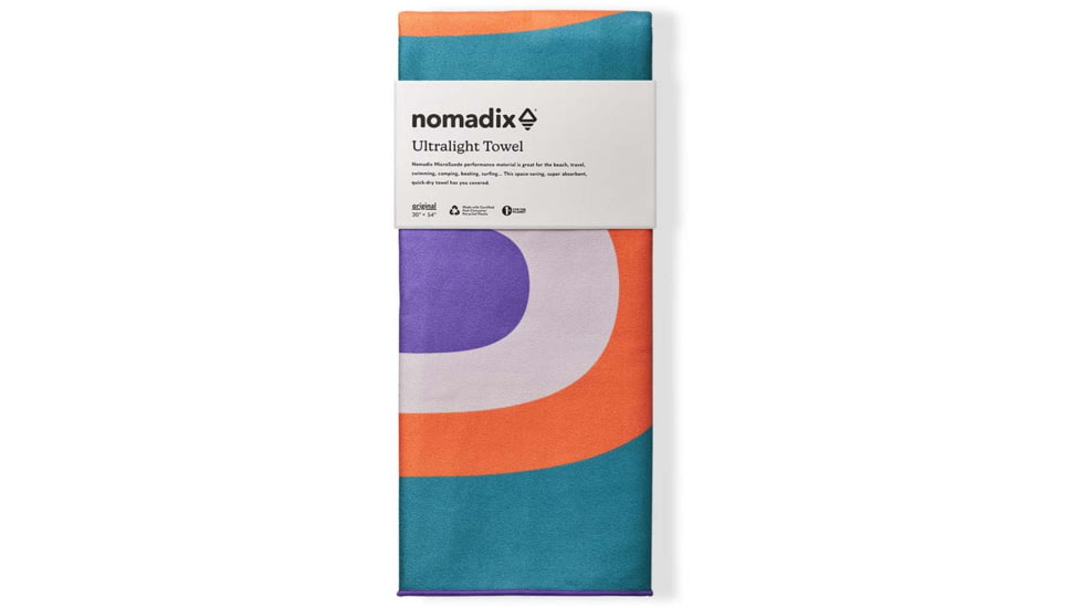 Nomadix Ultralight Towel, Kiki Teal, One Size, PKXL-KIKI-102