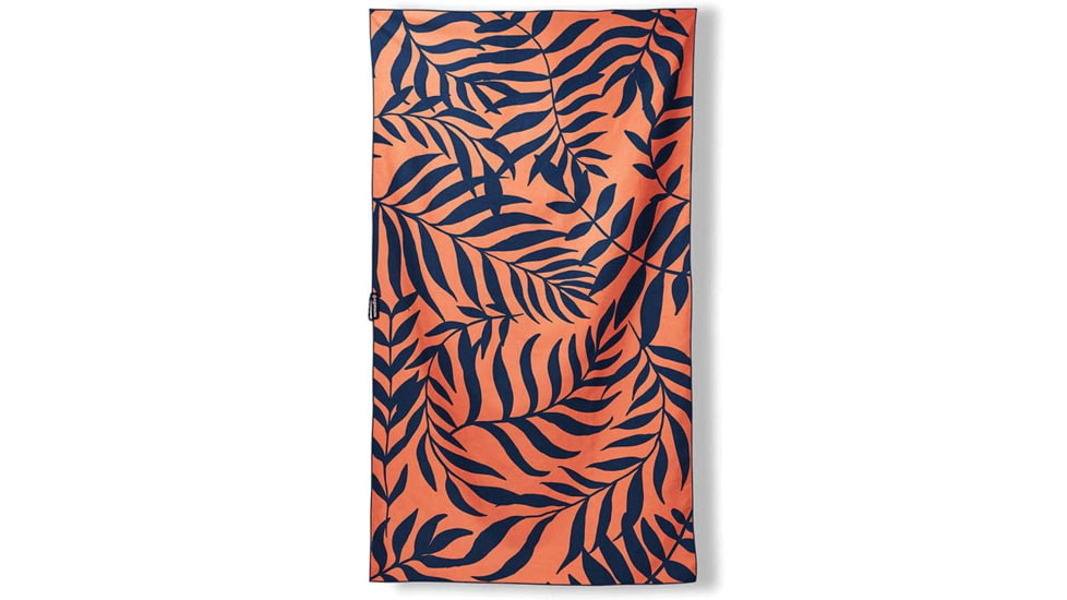 Nomadix Ultralight Towel, Leaf Me Alone Orange, One Size, PKXL-LFAL-102