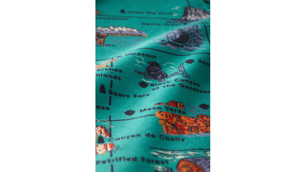 Nomadix Ultralight Towel, National Parks and Monuments Map, 30inx54in, PKXL-NPMP-101