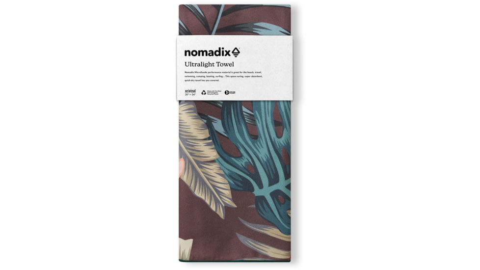 Nomadix Ultralight Towel, Palms Night, One Size, PKXL-PLMS-104