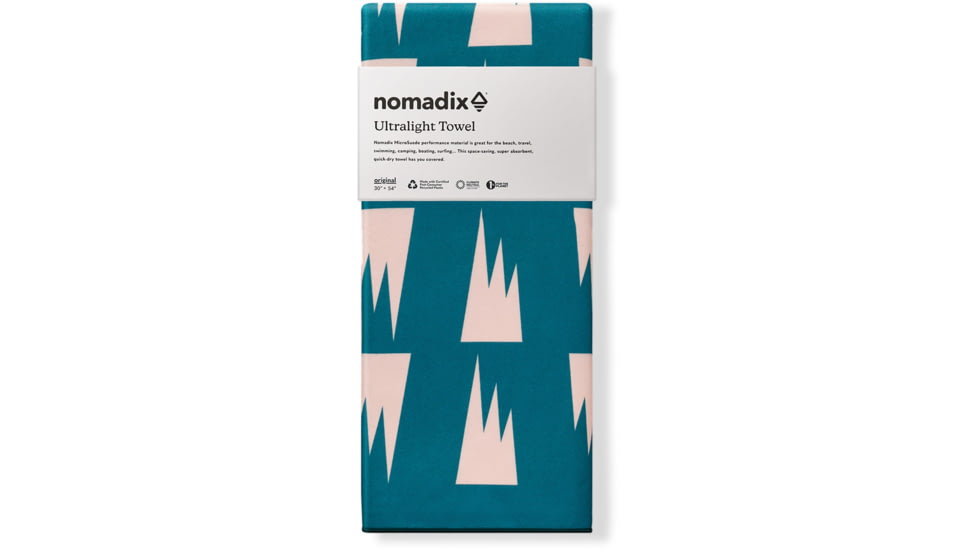 Nomadix Ultralight Towel, Summit Green, 30in x 54in, PKXL-SUMM-101