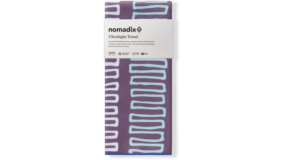 Nomadix Ultralight Towel, Switchback Multi, 30in x 54in, PKXL-SWBA-101