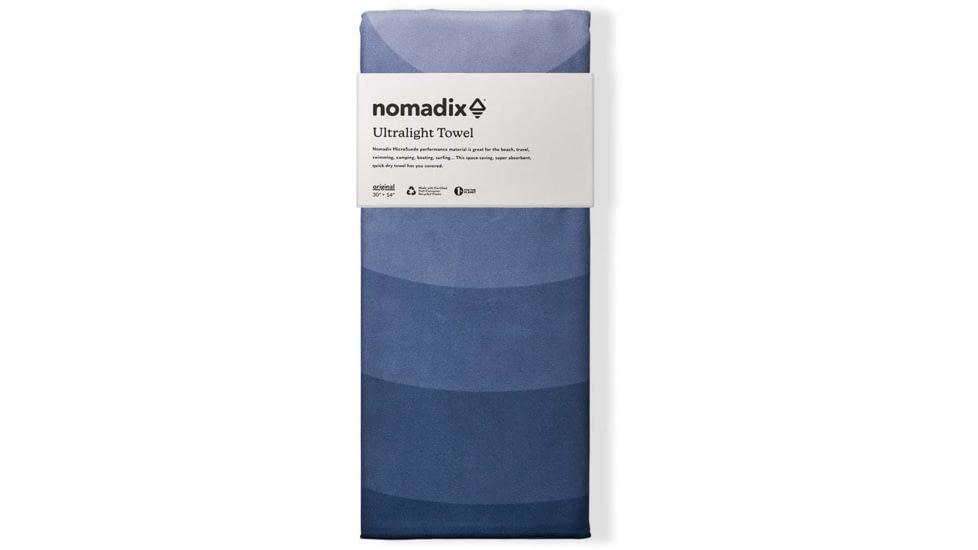 Nomadix Ultralight Towel, Vision Navy, One Size, PKXL-VISI-101
