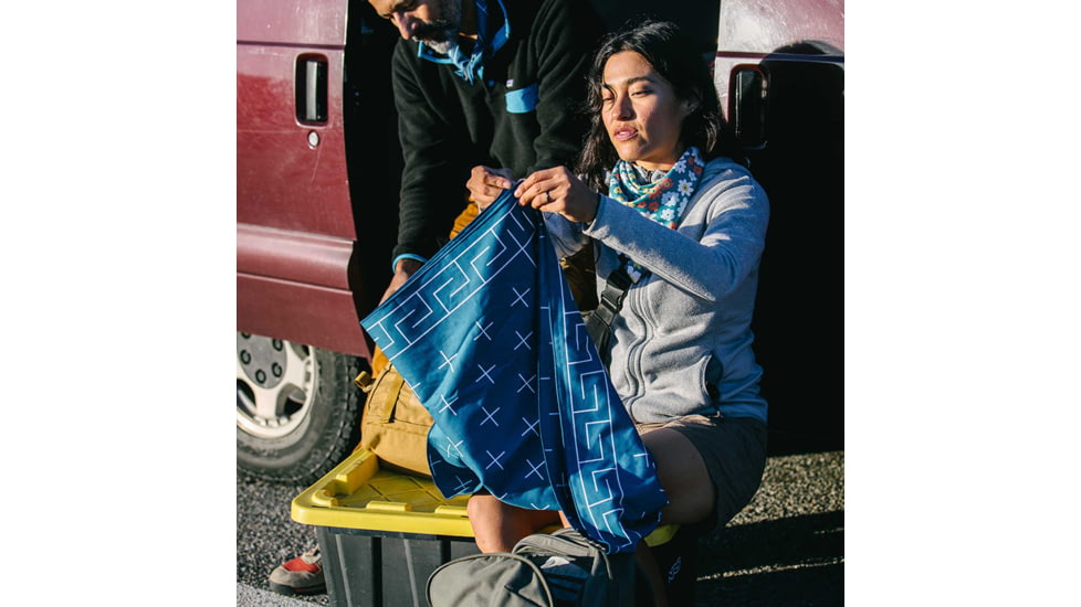 Nomadix Ultralight Towels, Barton Dark Blue, PKXL-BART-101