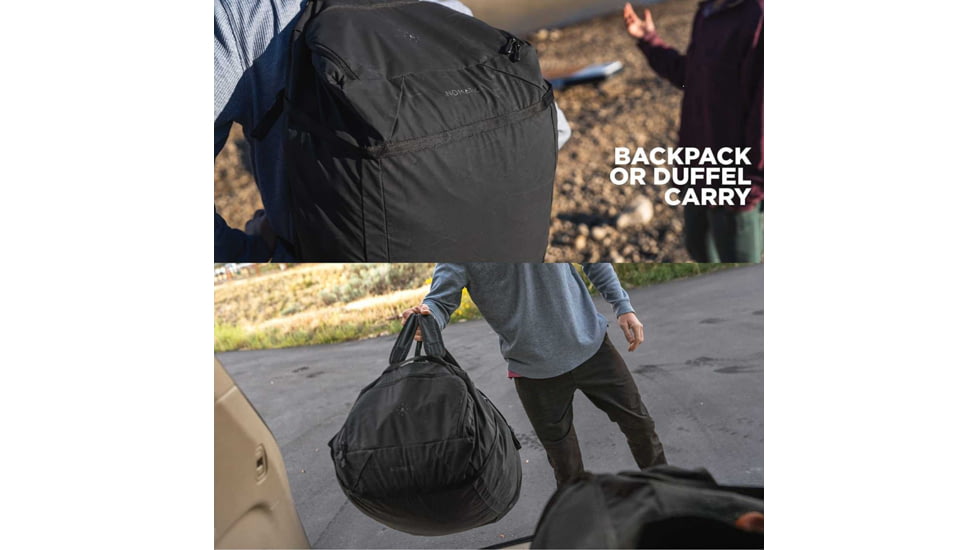 NOMATIC Navigator Collapsible Duffle, 42L, Black, 42L, CDUF42-BLK-01