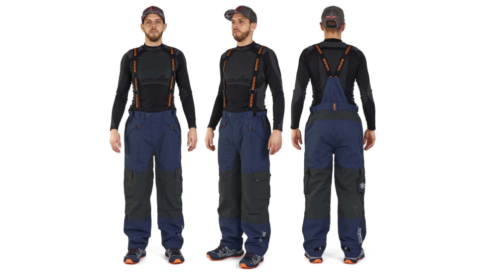 Norfin Alpha Bibs - Mens, Navy Blue, 2XL, 646905-XXL