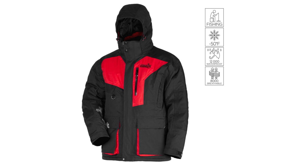 Norfin Extreme 5 Parka - Mens, Black, 3XL, 338706-XXXL