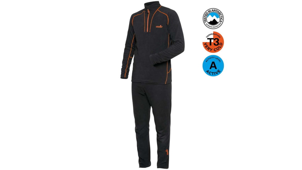 Norfin Nord Active Thermal Underwear - Mens, Black, 2XL, 3027005-XXL