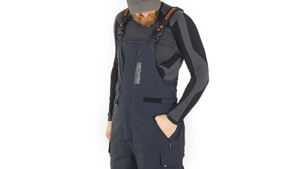 Norfin Norfin Rebel Pro Insulated Rain Bibs - Men's, Gray, 2XL, 586005-XXL