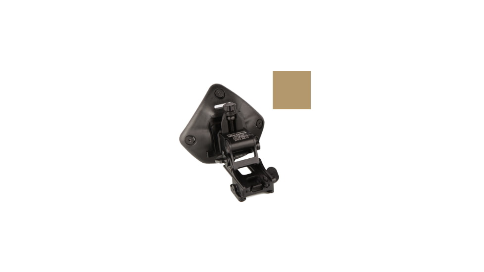 Norotos AKAII Helmet Mount w/ Universal Shroud, PVS-7/14 &amp; 15/18/21 Adapter, Tan, One Size, 1841010TAN-4