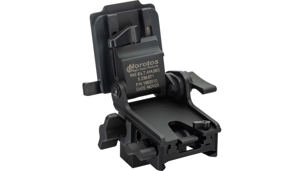 Norotos LoSto Helmet Mount, Force-to-overcome, PVS 7/14 &amp; 15/18/21/31, Black, One Size, 1962010BLK-4