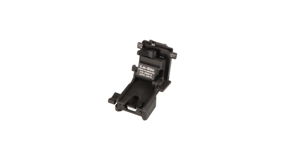 Norotos LoSto Helmet Mount, Force-to-overcome w/ Breakaway, PVS-15/18/21/31, Black, One Size, 1962010BLK-2b