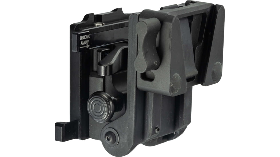 Norotos LoSto Helmet Mount, Push Button w/ Breakaway, PVS-15/18/21/31, Black, One Size, 1960010BLK-2bb
