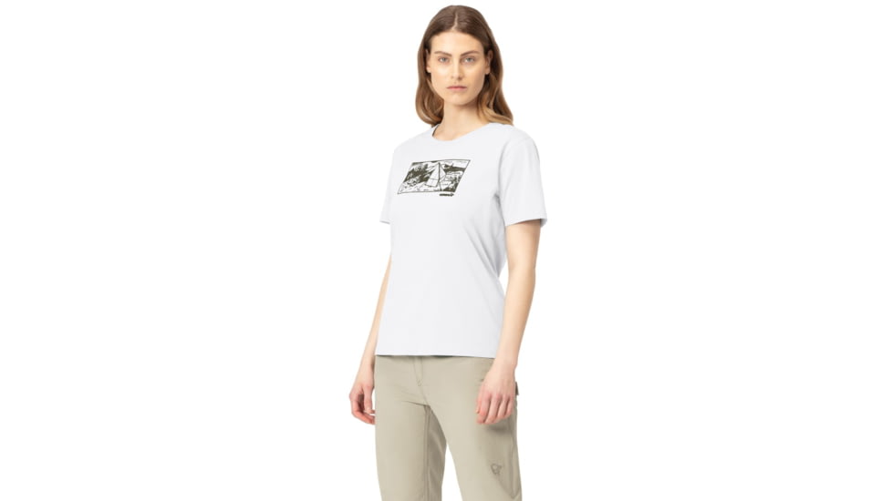 Norrona /29 Cotton 1950S Scout Tent T-Shirt - Womens, Pure White, Small, 7042698459879