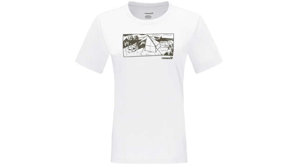 Norrona /29 Cotton 1950S Scout Tent T-Shirt - Womens, Pure White, Small, 7042698459879