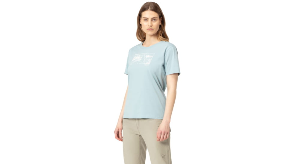 Norrona /29 Cotton 1950S Scout Tent T-Shirt - Womens, Tourmaline, Extra Small, 7042698459848