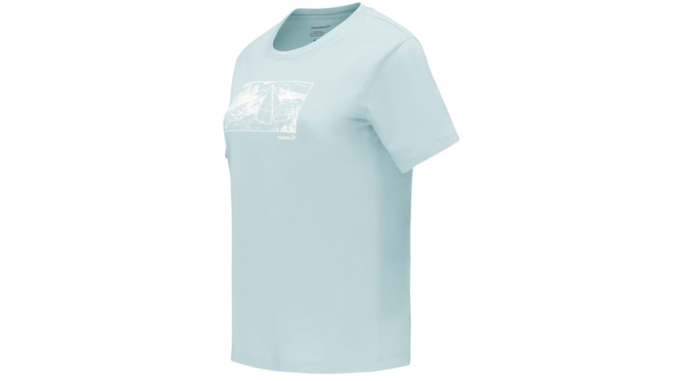 Norrona /29 Cotton 1950S Scout Tent T-Shirt - Womens, Tourmaline, Extra Small, 7042698459848