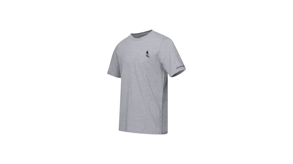 Norrona /29 Cotton Activity Embroidery T-Shirt - Mens, Grey Melange, Medium, 3411-23-8870-M