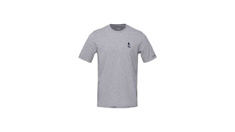 Norrona /29 Cotton Activity Embroidery T-Shirt - Mens, Grey Melange, Medium, 3411-23-8870-M