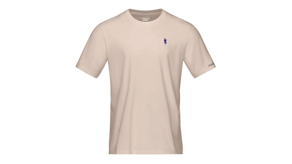 Norrona /29 Cotton Activity Embroidery T-Shirt - Mens, Pure Cashmere, Small, 3411-23-9001-S