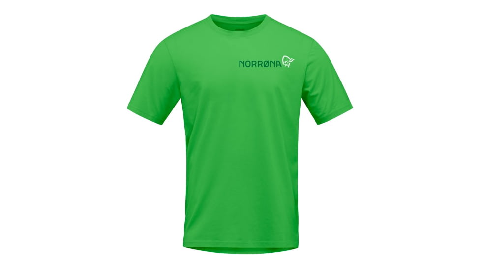 Norrona /29 Cotton Duotone T-Shirt- Mens, Classic Green, Medium, 3414-22-3384-M