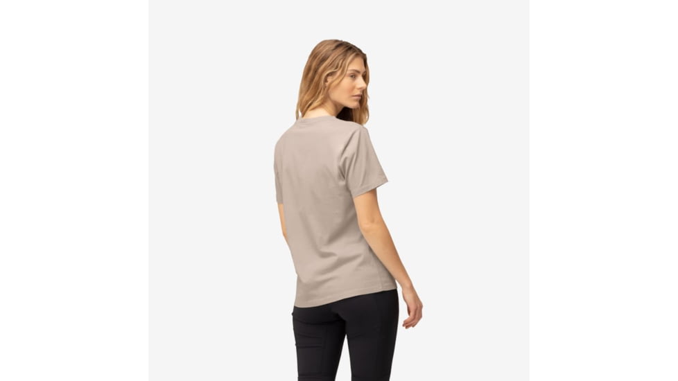 Norrona /29 Cotton Duotone T-Shirt- Womens, Pure Cashmere, Extra Small, 3410-22-9001-XS