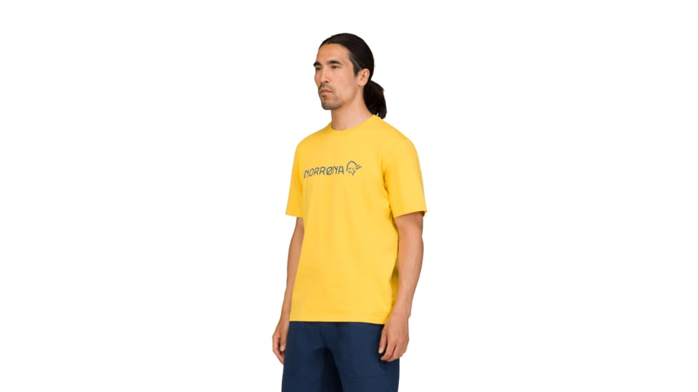 Norrona /29 Cotton Norrna Viking T-Shirt - Mens, Calendula, Large, 3422-21-5566-L