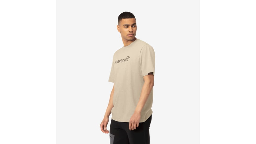 Norrona /29 Cotton Norrna Viking T-Shirt - Mens, Pure Cashmere, Large, 3422-21-9001-L