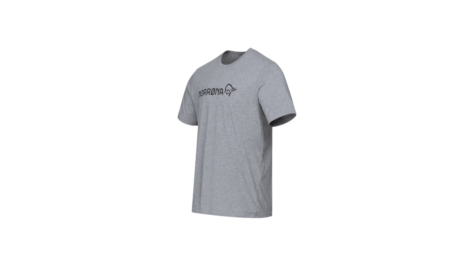 Norrona /29 Cotton Norrona Viking T-Shirt - Mens, Drizzle Melange, Large, 3422-21-2313-L