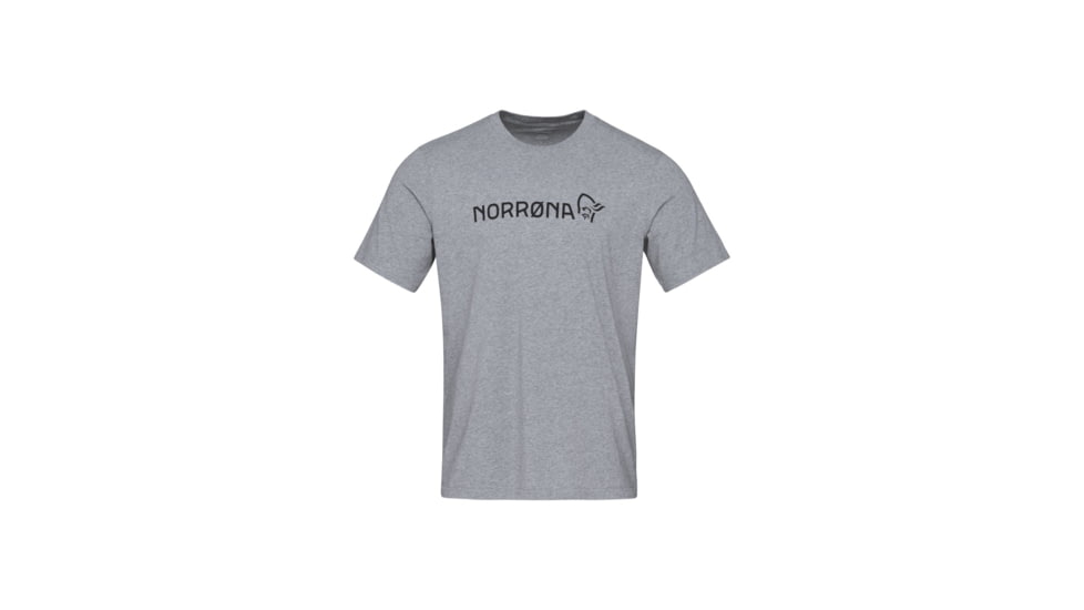 Norrona /29 Cotton Norrona Viking T-Shirt - Mens, Drizzle Melange, Large, 3422-21-2313-L
