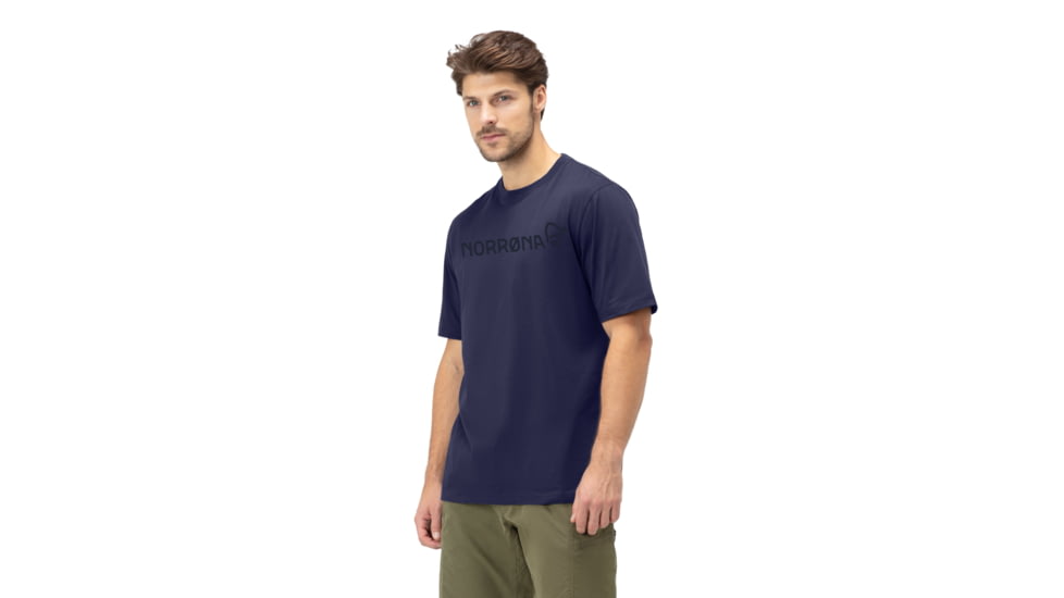 Norrona /29 Cotton Norrona Viking T-Shirt - Mens, Indigo Night, Extra Large, 3422-21-2295-XL