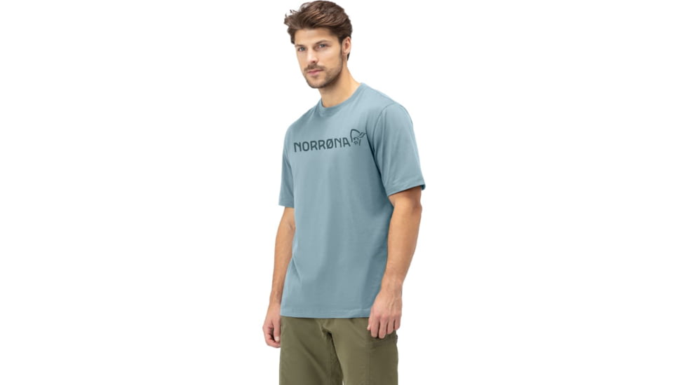 Norrona /29 Cotton Norrona Viking T-Shirt - Mens, Tourmaline, Extra Large, 7042698459428